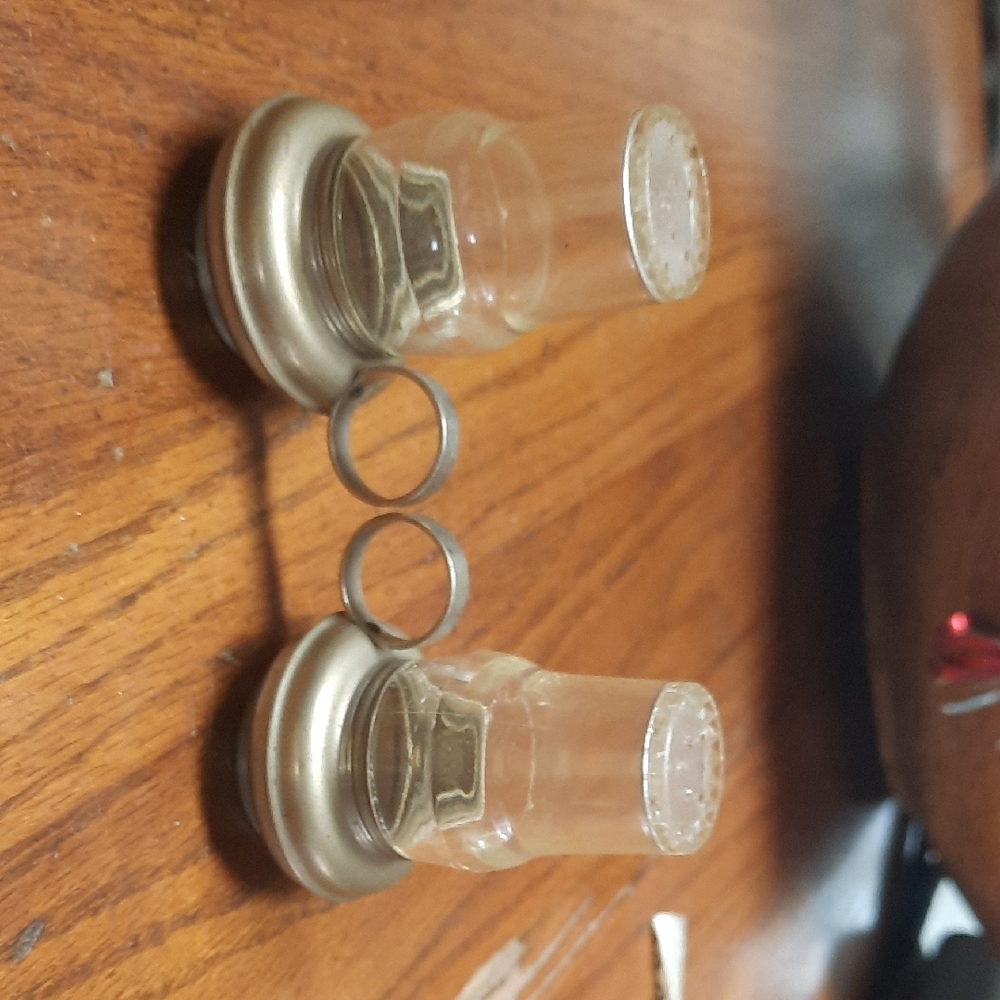Elegant Gold Glass Candle Holders